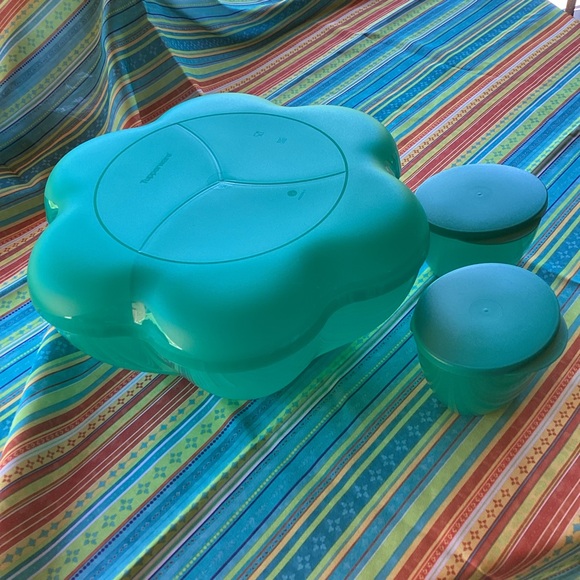 Tupperware Other - Tupperware Chip and Dip set in Alpine! Perfect for entertaining!